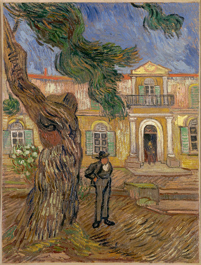 Vincent van Gogh, Inrichting Saint-Paul in Saint-Remy-de-Provence, 1889, Musée d’Orsay, Parijs